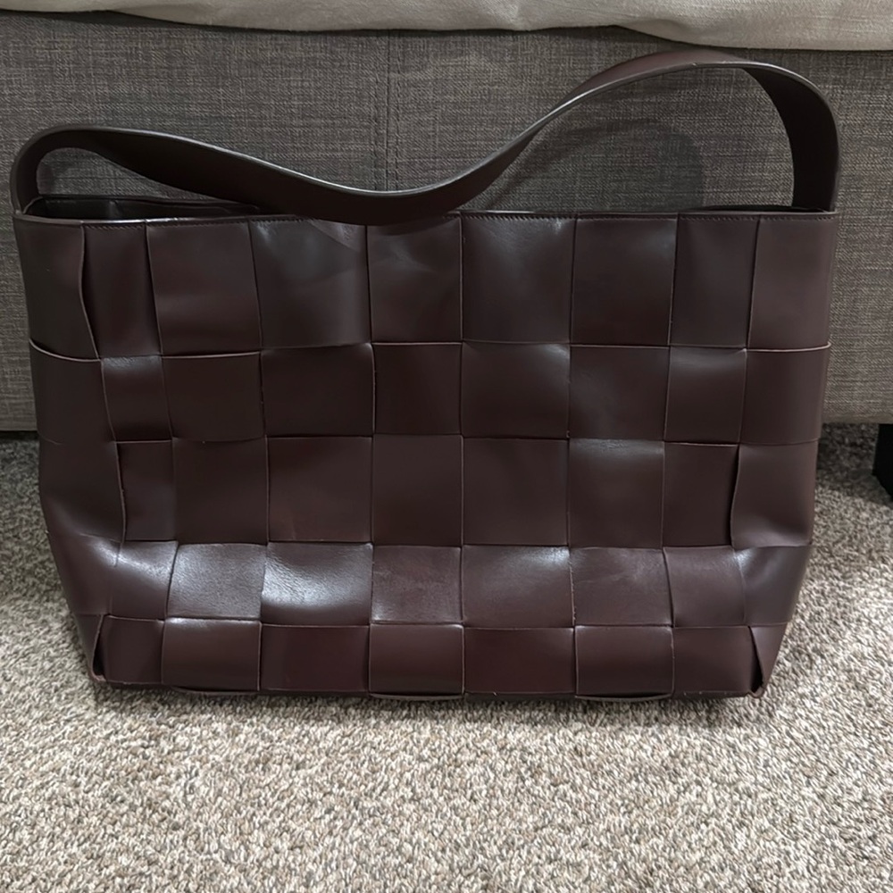 St Agni Large Woven Tote